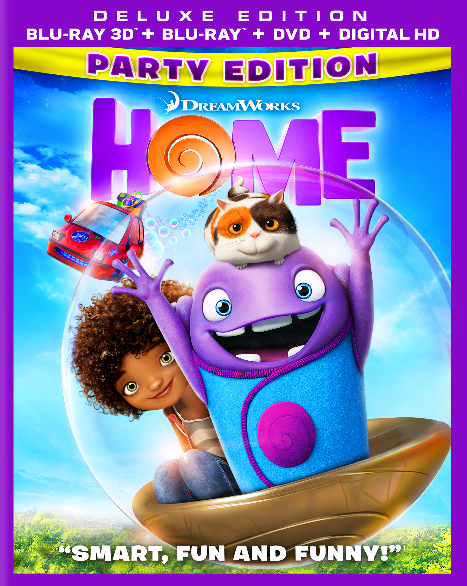 HOME -BLU RAY 3D + BLU RAY + DVD